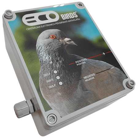905F ECOBIRDS Centralina elettronica serie OLD per impianti fino a 1000 mt - Osd gruppo Ecotech srl - Allontanamento piccioni,disinfestazione,HACCP, roditori